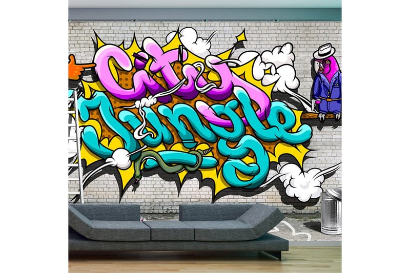 Fototapet Pink Parrot 300x210, Artgeist sp. z o. o.