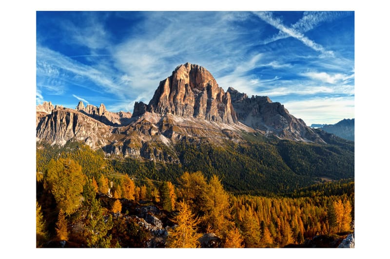 Fototapet Panoramautsikt Över Dolomiterna 200x154 - Artgeist sp. z o. o. - Fototapet