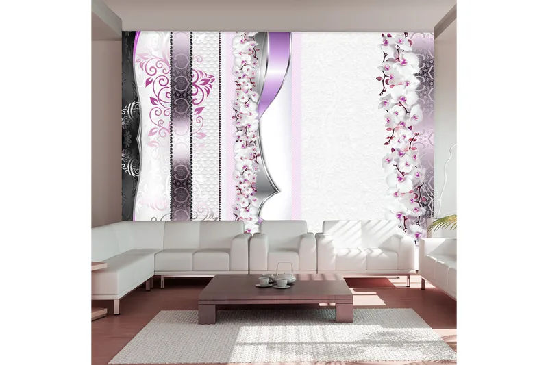 Fototapet Parade Of Orchids In Violet 150x105, Artgeist sp. z o. o.