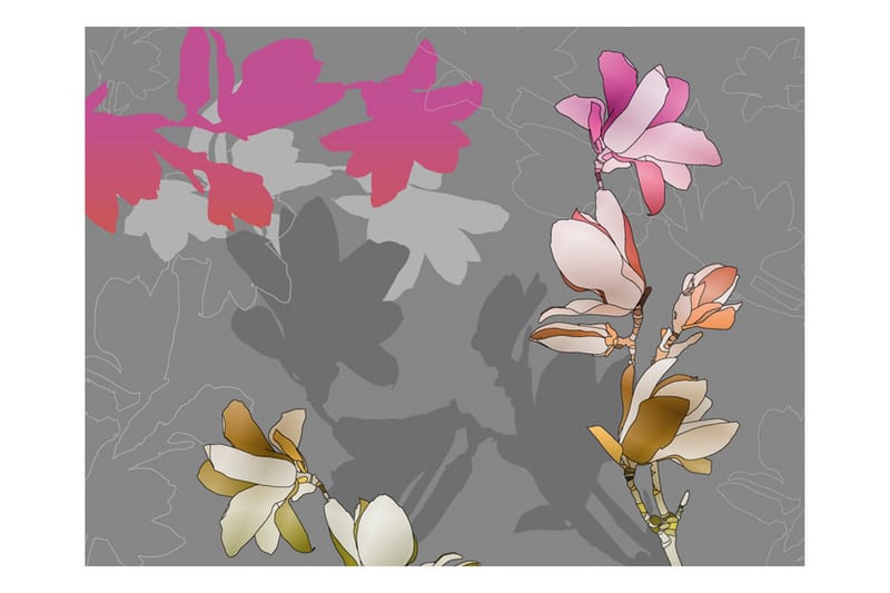 Fototapet Pastell Magnolior 300x231 - Artgeist sp. z o. o. - Inredning - Väggdekor - Tapet & tapettillbehör - Fototapet
