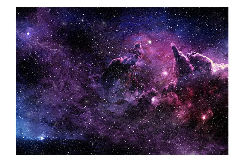 Fototapet Purple Nebula 100x70 - Artgeist sp. z o. o. - Inredning - Väggdekor - Tapet & tapettillbehör - Fototapet