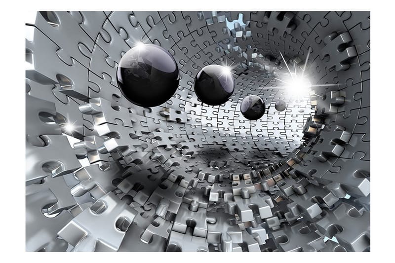 Fototapet Puzzle Tunnel 400x280 - Artgeist sp. z o. o. - Inredning - Väggdekor - Tapet & tapettillbehör - Fototapet