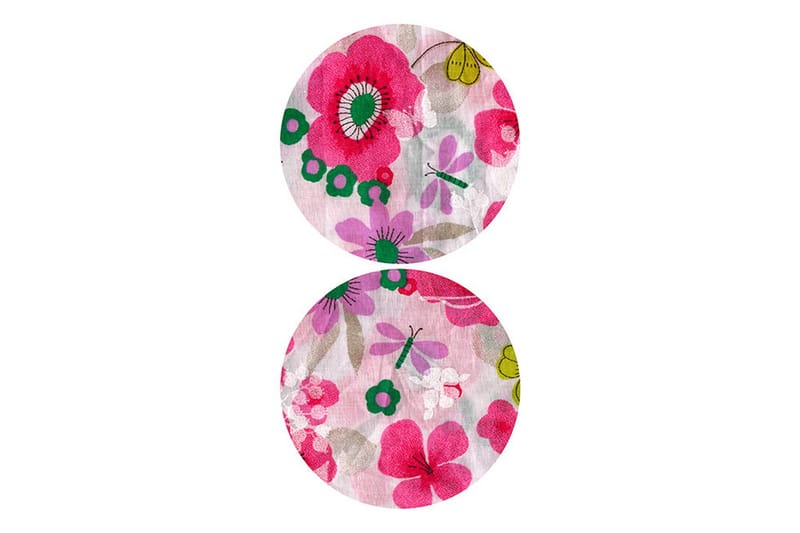 Fototapet Pink Meadow Circle 50x1000 - Artgeist sp. z o. o. - Inredning - Väggdekor - Tapet & tapettillbehör - Fototapet