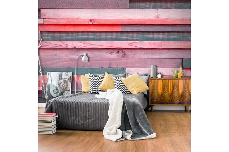 Fototapet Pink Manor 350x245 - Artgeist sp. z o. o. - Inredning - Väggdekor - Tapet & tapettillbehör - Fototapet