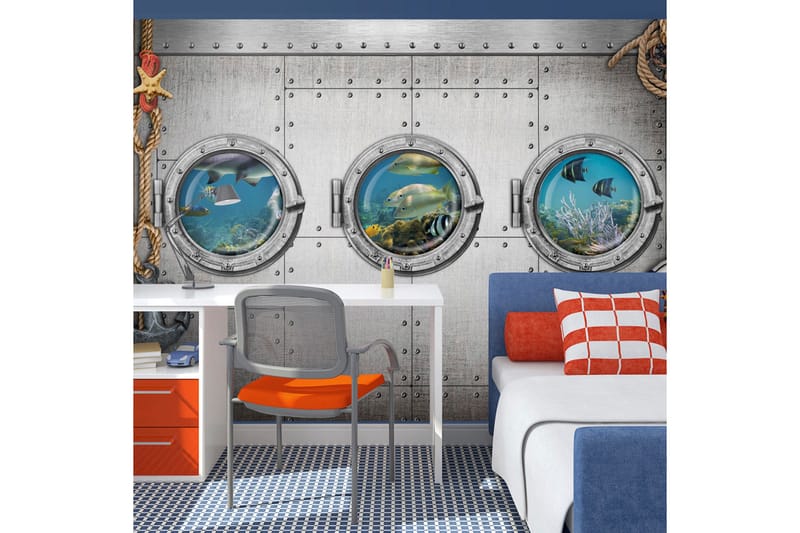 Fototapet Portholes 300x210 - Artgeist sp. z o. o. - Inredning - Väggdekor - Tapet & tapettillbehör - Fototapet