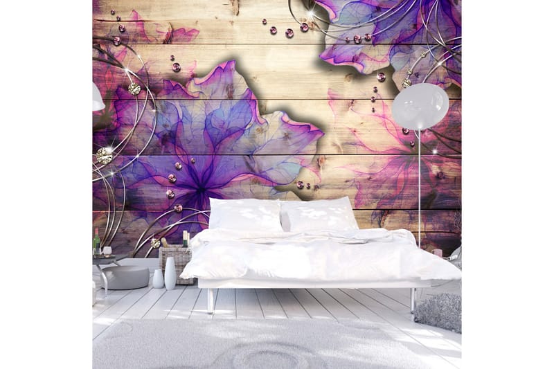 Fototapet Purple Memory 350x245 - Artgeist sp. z o. o. - Inredning - Väggdekor - Tapet & tapettillbehör - Fototapet