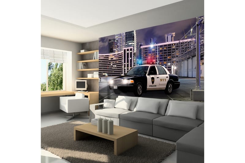 Fototapet Police Car 400x280, Artgeist sp. z o. o.