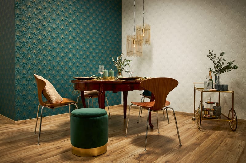 Art deco Tapet New Walls 50's Glam Ovävd - AS Creation - Inredning - Väggdekor - Tapet & tapettillbehör - Mönstrad tapet