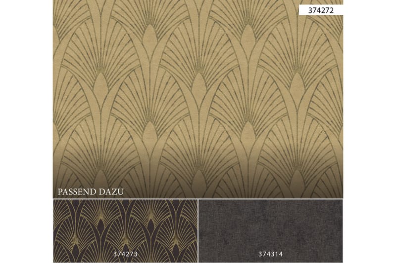 Art deco Tapet New Walls 50's Glam Ovävd - AS Creation - Inredning - Väggdekor - Tapet & tapettillbehör - Mönstrad tapet