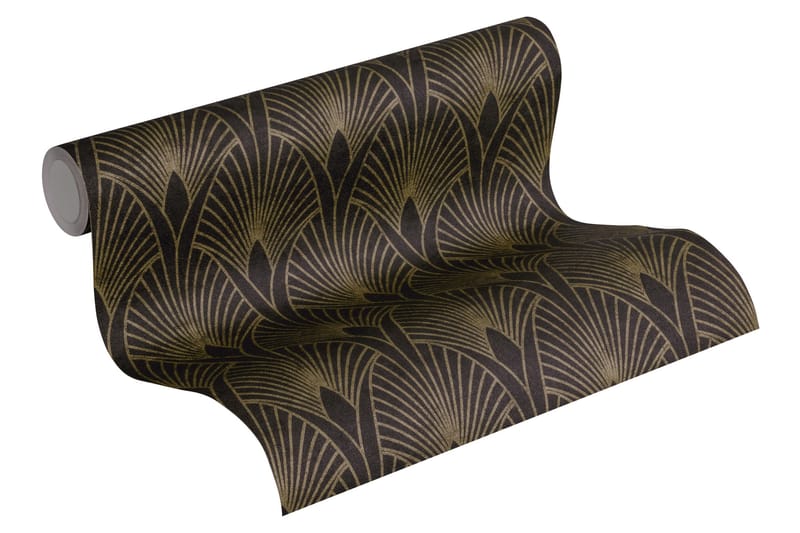 Art deco Tapet New Walls 50's Glam Ovävd - AS Creation - Inredning - Väggdekor - Tapet & tapettillbehör - Mönstrad tapet