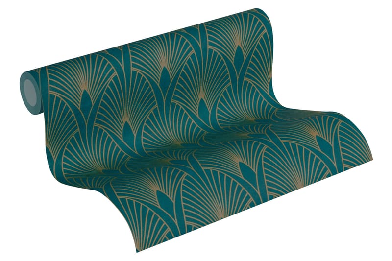 Art deco Tapet New Walls 50's Glam Ovävd - AS Creation - Inredning - Väggdekor - Tapet & tapettillbehör - Mönstrad tapet