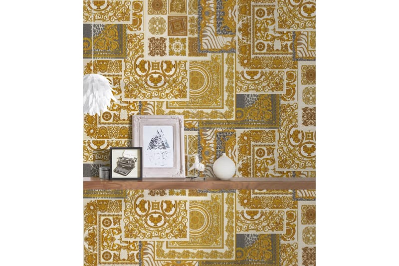 Barock Tapet Decoupage by Versace - AS Creation - Inredning - Väggdekor - Tapet & tapettillbehör - Mönstrad tapet