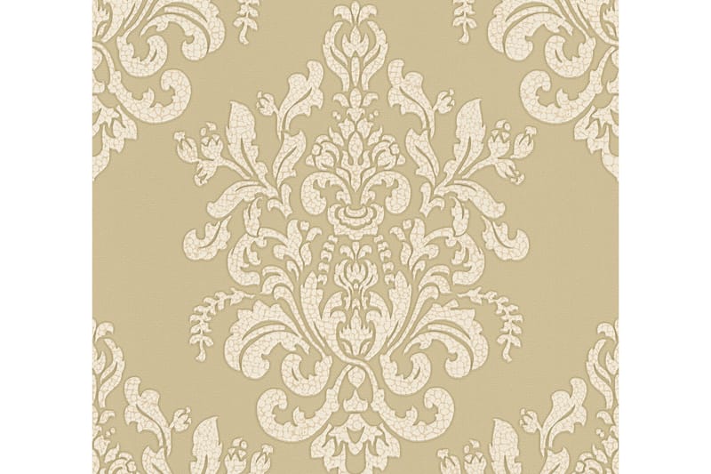 Barock Tapet Hermitage Ovävd Beige Guld - AS Creation - Kökstapet - Mönstrad tapet - Vinyltapet