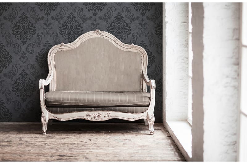 Barock Tapet Memory Ovävd Svart Silver - AS Creation - Inredning - Väggdekor - Tapet & tapettillbehör - Mönstrad tapet