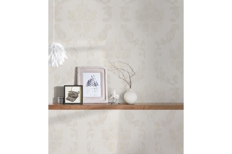 Barock Tapet New Elegance Ovävd Beige - AS Creation - Inredning - Väggdekor - Tapet & tapettillbehör - Mönstrad tapet