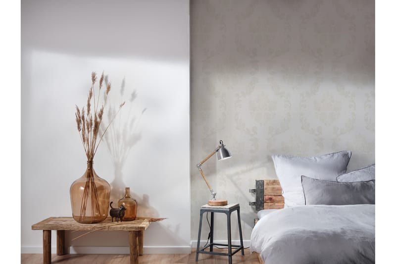 Barock Tapet New Elegance Ovävd Beige - AS Creation - Inredning - Väggdekor - Tapet & tapettillbehör - Mönstrad tapet