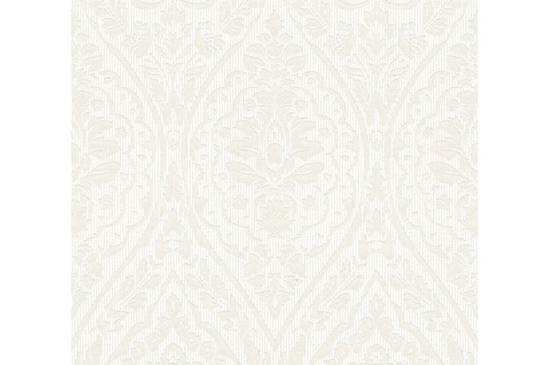 Barock Tapet Tessuto 2 Ovävd Cream Vit - AS Creation - Inredning - Väggdekor - Tapet & tapettillbehör - Mönstrad tapet