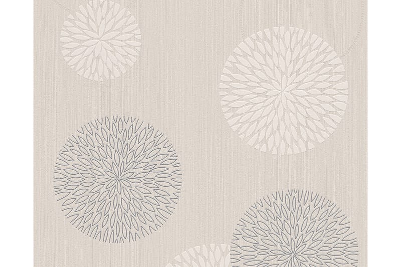Blommig Tapet Best of Fleece Ovävd Beige - AS Creation - Inredning - Väggdekor - Tapet & tapettillbehör - Mönstrad tapet