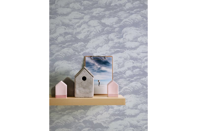 Cloud Tapet Jungle Chic Ovävd Grå Vit - AS Creation - Inredning - Väggdekor - Tapet & tapettillbehör - Mönstrad tapet