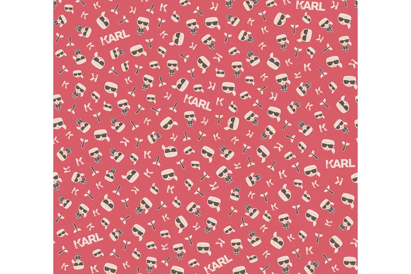 Designer Tapet Ikonik by Karl Lagerfeld - AS Creation - Kökstapet - Mönstrad tapet - Vinyltapet