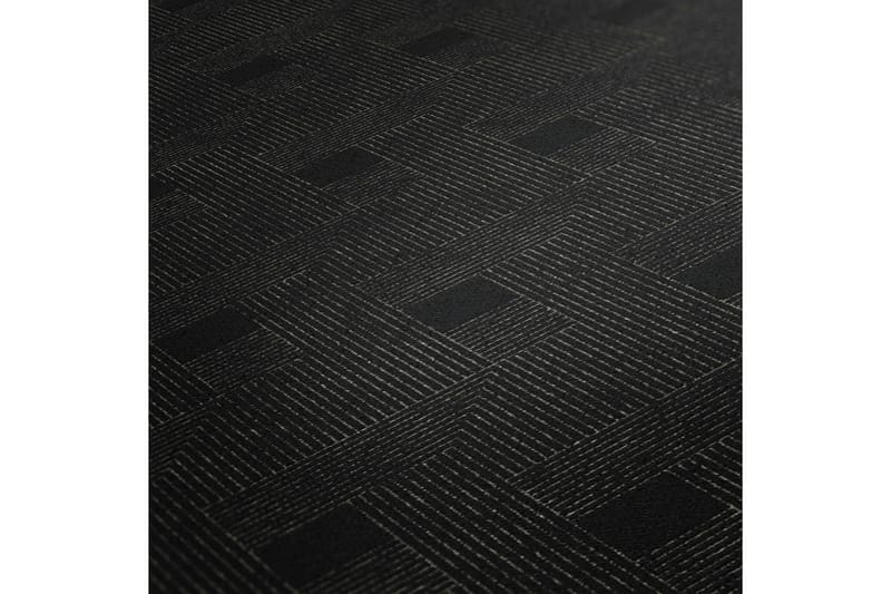 Mönstrad Tapet Cuba Ovävd Metallic Svart - AS Creation - Inredning - Väggdekor - Tapet & tapettillbehör - Mönstrad tapet