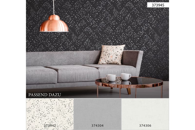 Mönstrad Tapet New Walls 50's Glam Ovävd - AS Creation - Inredning - Väggdekor - Tapet & tapettillbehör - Mönstrad tapet