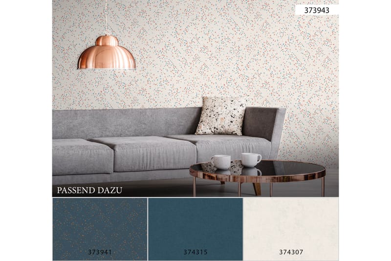 Mönstrad Tapet New Walls 50's Glam Ovävd - AS Creation - Inredning - Väggdekor - Tapet & tapettillbehör - Mönstrad tapet