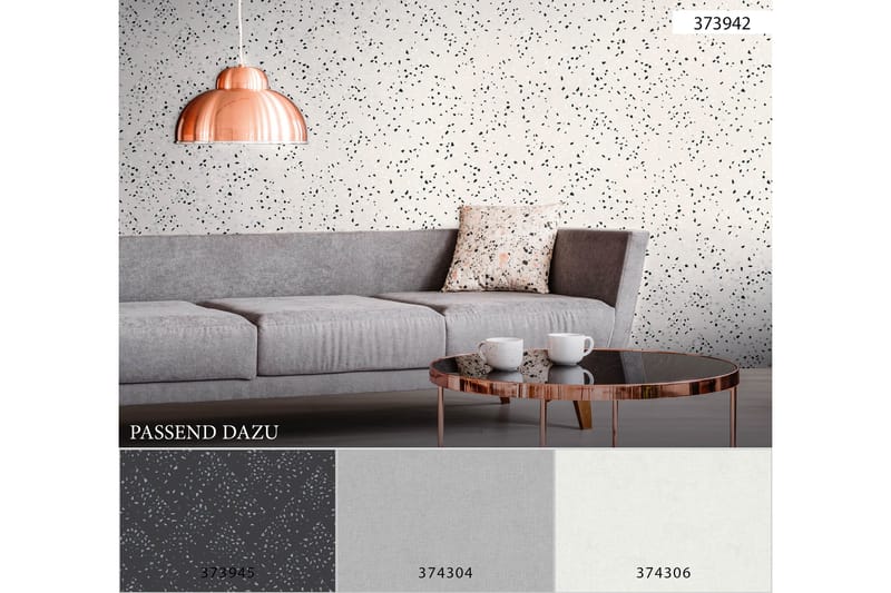 Mönstrad Tapet New Walls 50's Glam Ovävd - AS Creation - Inredning - Väggdekor - Tapet & tapettillbehör - Mönstrad tapet