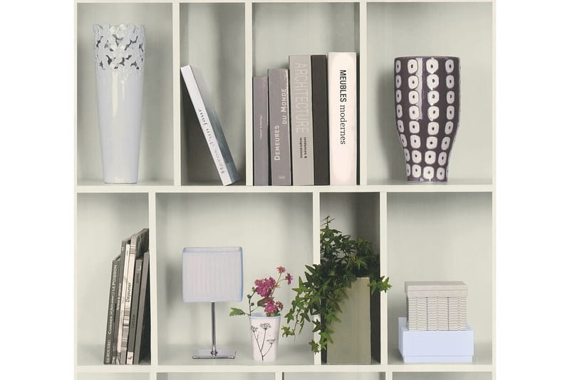 Motif Tapet Authentic Walls Ovävd Vit - AS Creation - Inredning - Väggdekor - Tapet & tapettillbehör - Mönstrad tapet