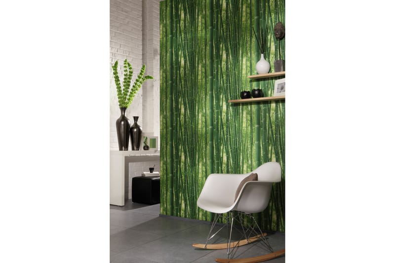 Motif Tapet Authentic Walls Papper Grön - AS Creation - Inredning - Väggdekor - Tapet & tapettillbehör - Mönstrad tapet