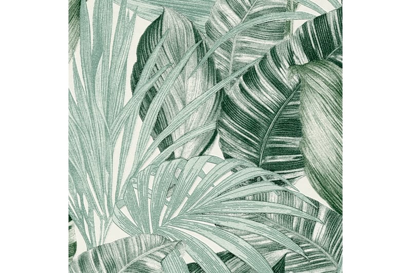 Palm tree Tapet Grönery Ovävd Grön - AS Creation - Inredning - Väggdekor - Tapet & tapettillbehör - Mönstrad tapet
