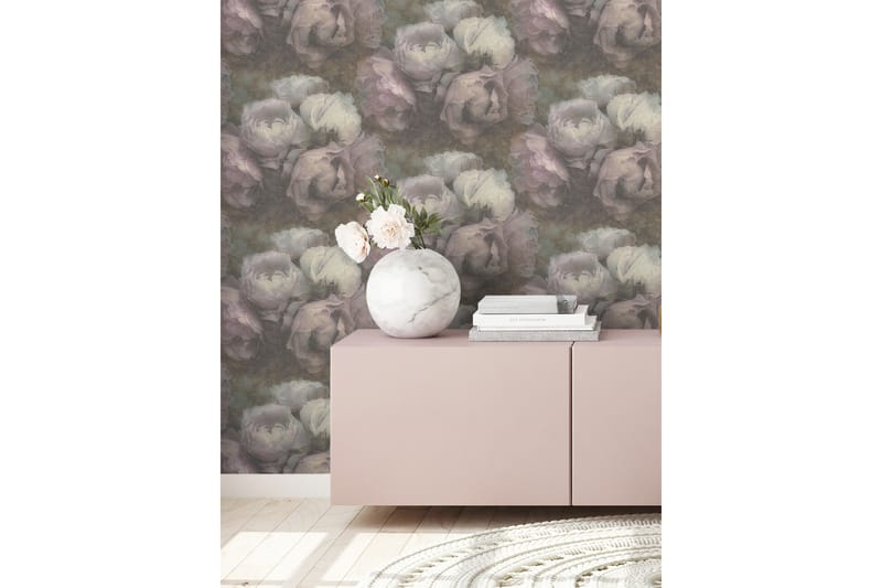Rosas Tapet New Walls Romantic Dream Ovävd - AS Creation - Inredning - Väggdekor - Tapet & tapettillbehör - Mönstrad tapet