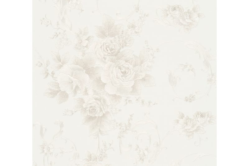 Rosas Tapet Romantico Ovävd Grå Brons - AS Creation - Inredning - Väggdekor - Tapet & tapettillbehör - Mönstrad tapet