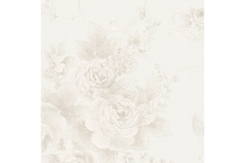 Rosas Tapet Romantico Ovävd Grå Brons - AS Creation - Inredning - Väggdekor - Tapet & tapettillbehör - Mönstrad tapet