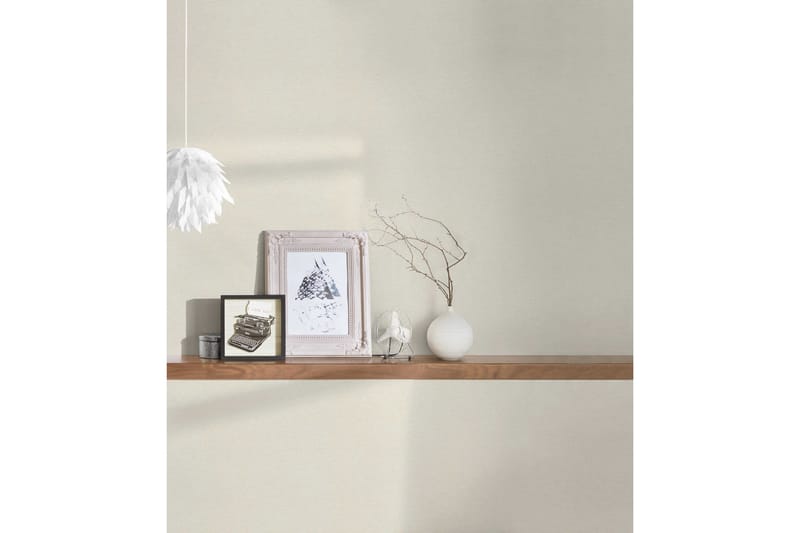 Slät Tapet Cuba Ovävd Beige - AS Creation - Inredning - Väggdekor - Tapet & tapettillbehör - Mönstrad tapet