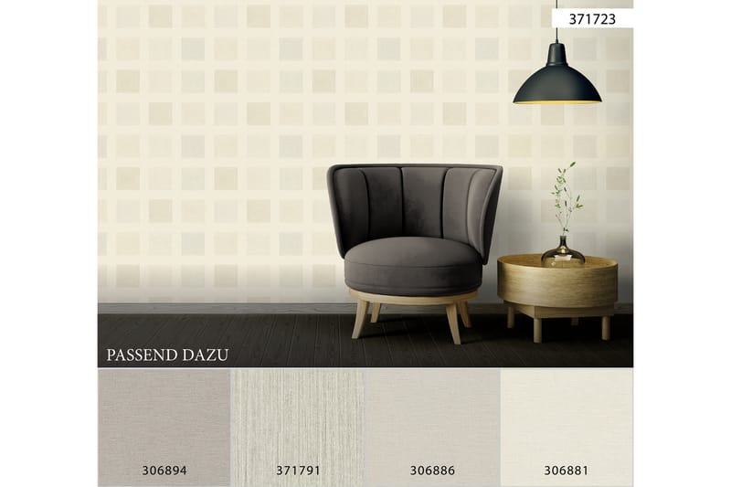 Slät Tapet Ethnic Origin Ovävd Beige - AS Creation - Inredning - Väggdekor - Tapet & tapettillbehör - Mönstrad tapet