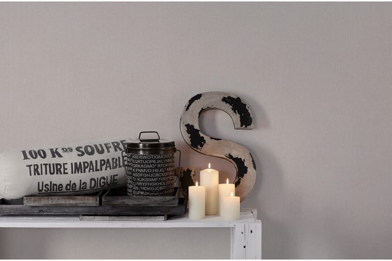 Slät Tapet Hygge Ovävd Beige - AS Creation - Inredning - Väggdekor - Tapet & tapettillbehör - Mönstrad tapet