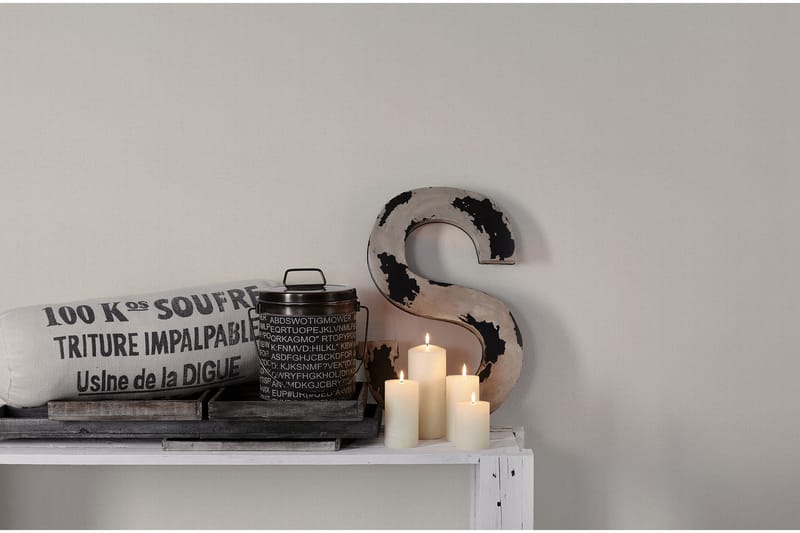 Slät Tapet Hygge Ovävd Cream - AS Creation - Inredning - Väggdekor - Tapet & tapettillbehör - Mönstrad tapet