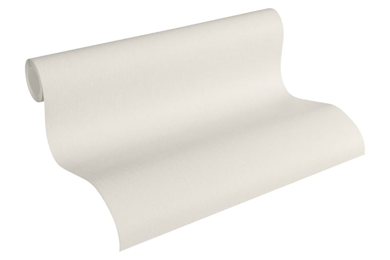 Slät Tapet Hygge Ovävd Cream Beige - AS Creation - Inredning - Väggdekor - Tapet & tapettillbehör - Mönstrad tapet