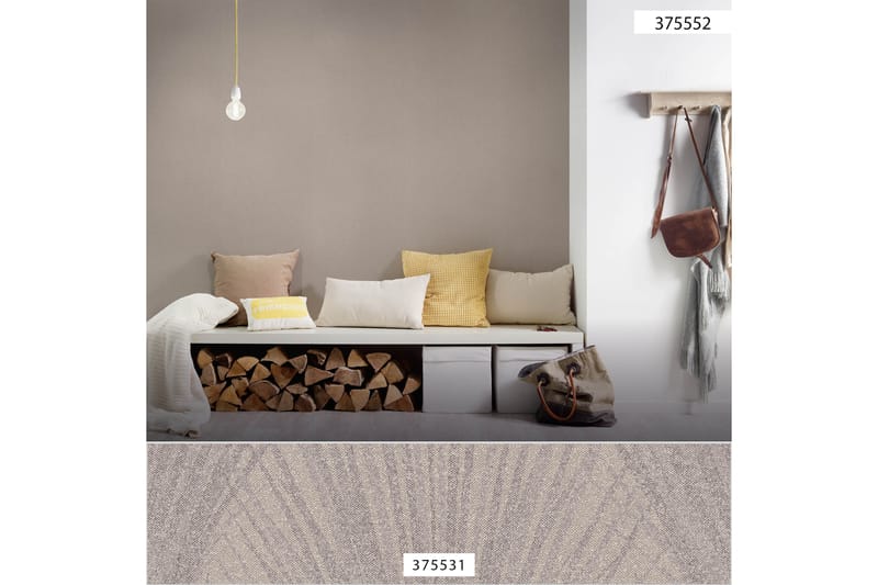 Slät Tapet New Elegance Ovävd Brun - AS Creation - Inredning - Väggdekor - Tapet & tapettillbehör - Mönstrad tapet