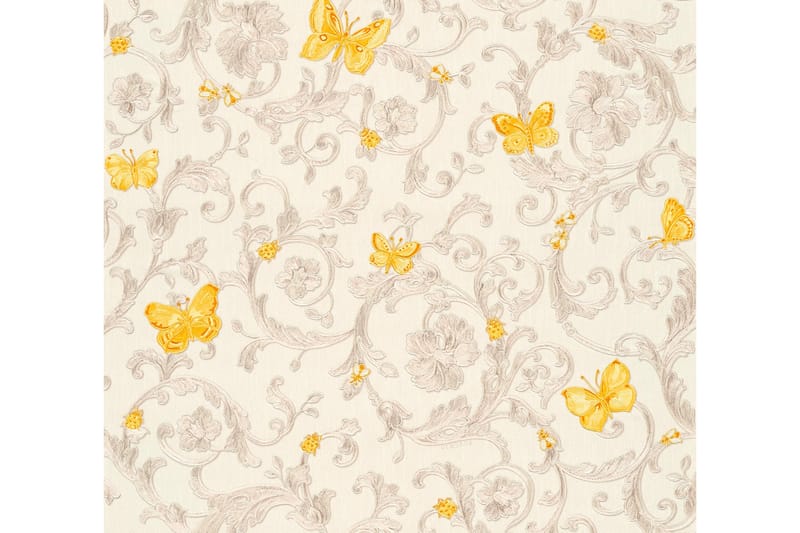 Versace Tapet Fjäril Barocco Barock - AS Creation - Inredning - Väggdekor - Tapet & tapettillbehör - Mönstrad tapet