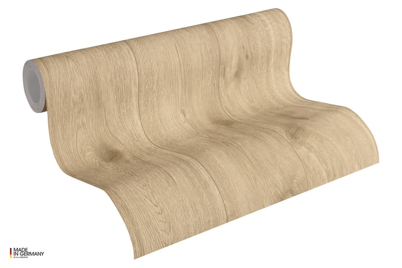 Wood effect Tapet Authentic Walls Ovävd - AS Creation - Inredning - Väggdekor - Tapet & tapettillbehör - Mönstrad tapet