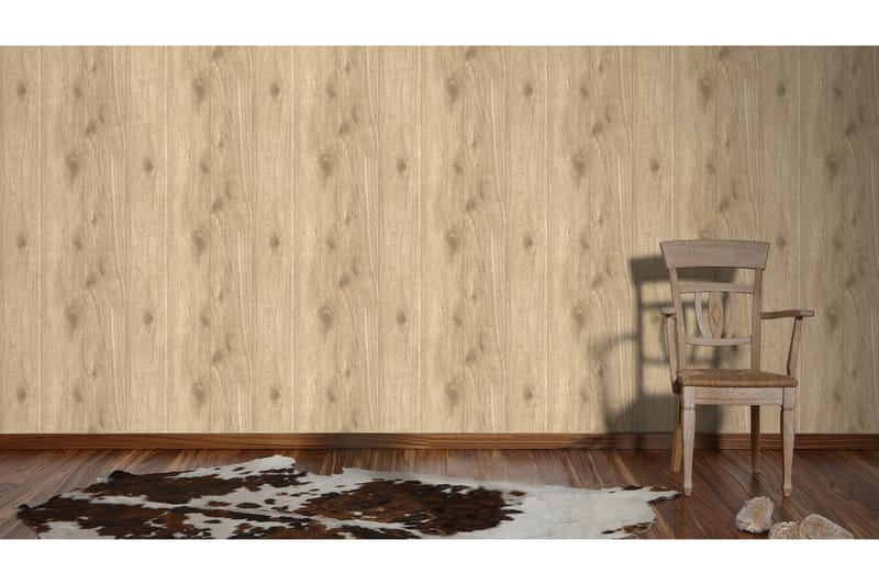 Wood effect Tapet Authentic Walls Ovävd - AS Creation - Inredning - Väggdekor - Tapet & tapettillbehör - Mönstrad tapet