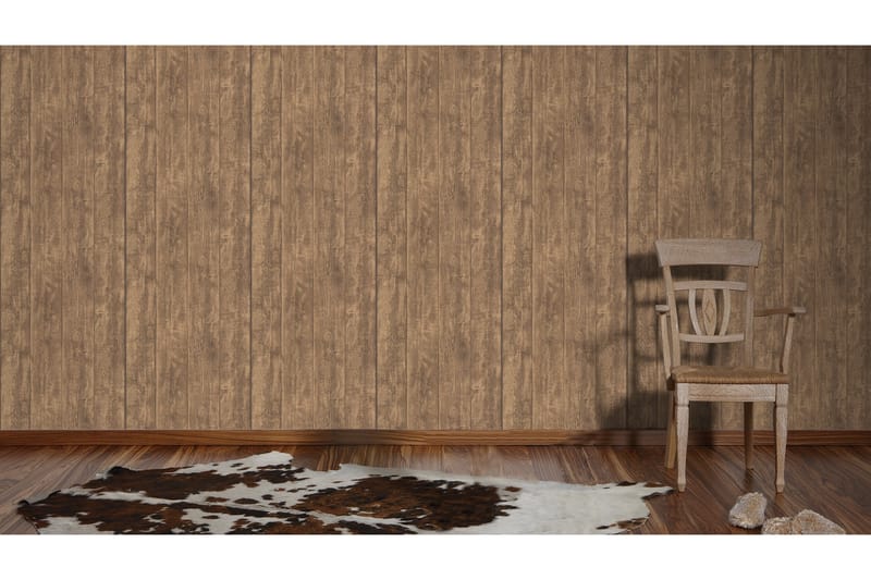 Wood effect Tapet Best of Wood`n Stone - AS Creation - Inredning - Väggdekor - Tapet & tapettillbehör - Mönstrad tapet