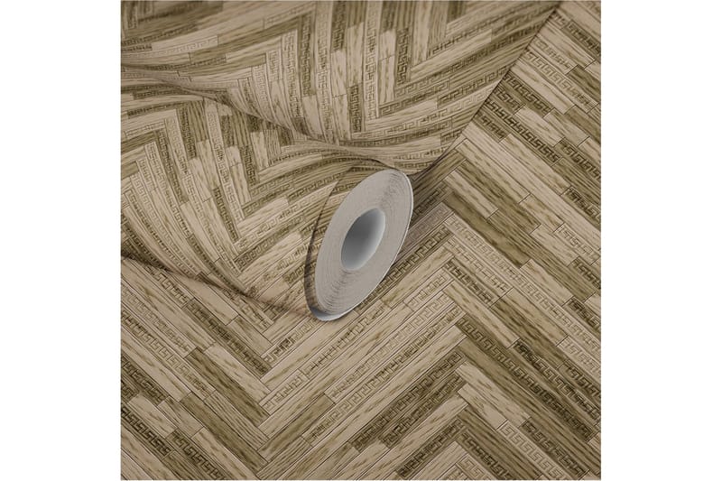 Wood effect Tapet Eterno by Versace - AS Creation - Inredning - Väggdekor - Tapet & tapettillbehör - Mönstrad tapet