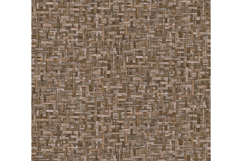 Wood effect Tapet Jungle Chic Ovävd Brun - AS Creation - Inredning - Väggdekor - Tapet & tapettillbehör - Mönstrad tapet