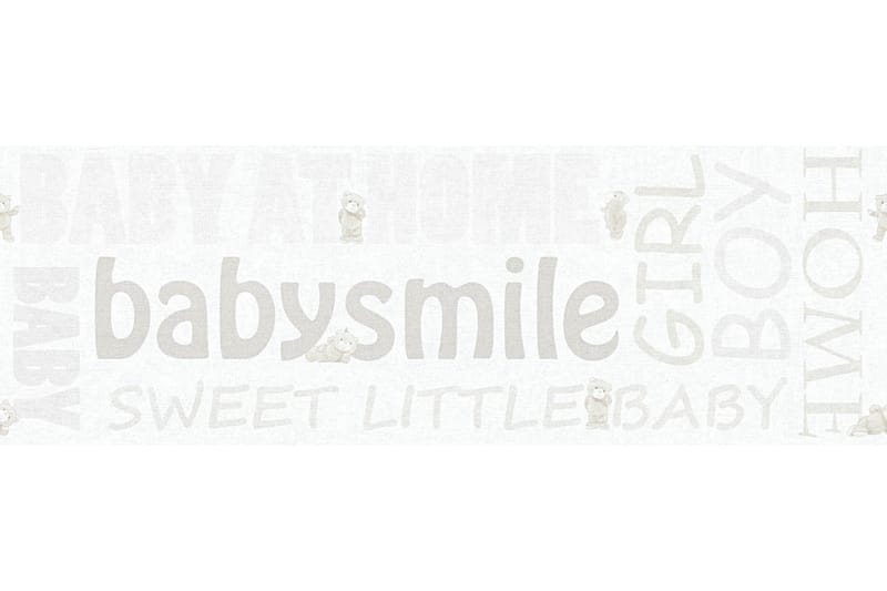 Border Little Stars Ovävd Cream Guld Vit - AS Creation - Inredning - Väggdekor - Tapet & tapettillbehör - Tapettillbehör - Tapetbård