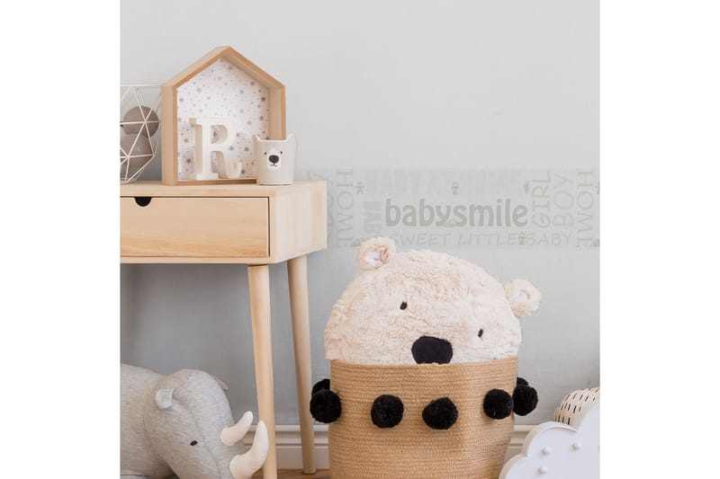 Border Little Stars Ovävd Cream Guld Vit - AS Creation - Inredning - Väggdekor - Tapet & tapettillbehör - Tapettillbehör - Tapetbård