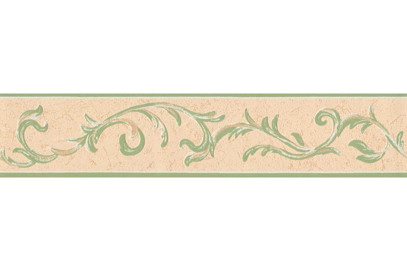 Border Only Borders Papper Grön Beige Brun - AS Creation - Inredning - Väggdekor - Tapet & tapettillbehör - Tapettillbehör - Tapetbård