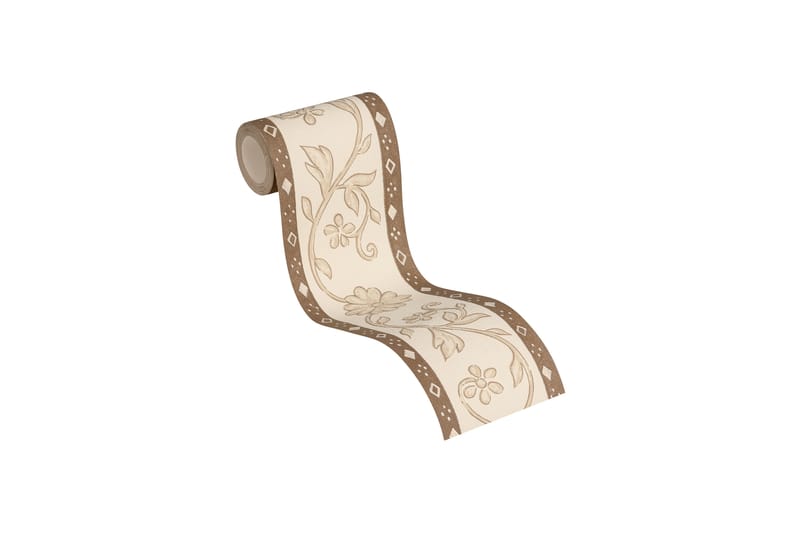 Border Only Borders Papper Brun Beige Cream - AS Creation - Inredning - Väggdekor - Tapet & tapettillbehör - Tapettillbehör - Tapetbård